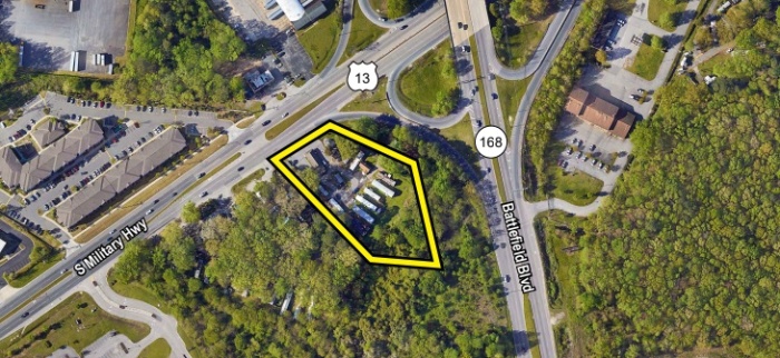 2060 S. Military Highway, Chesapeake, Virginia, ,Land,For Sale ,2060 S. Military Highway,1205