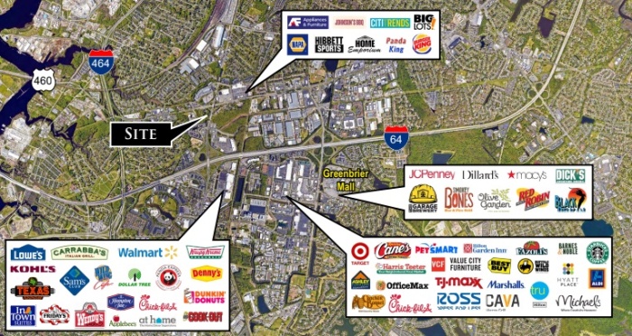 2060 S. Military Highway, Chesapeake, Virginia, ,Land,For Sale ,2060 S. Military Highway,1205