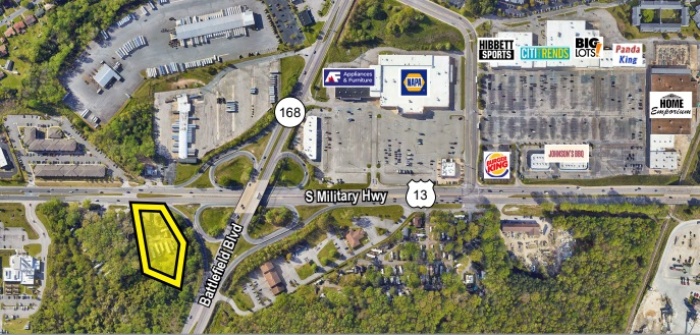 2060 S. Military Highway, Chesapeake, Virginia, ,Land,For Sale ,2060 S. Military Highway,1205