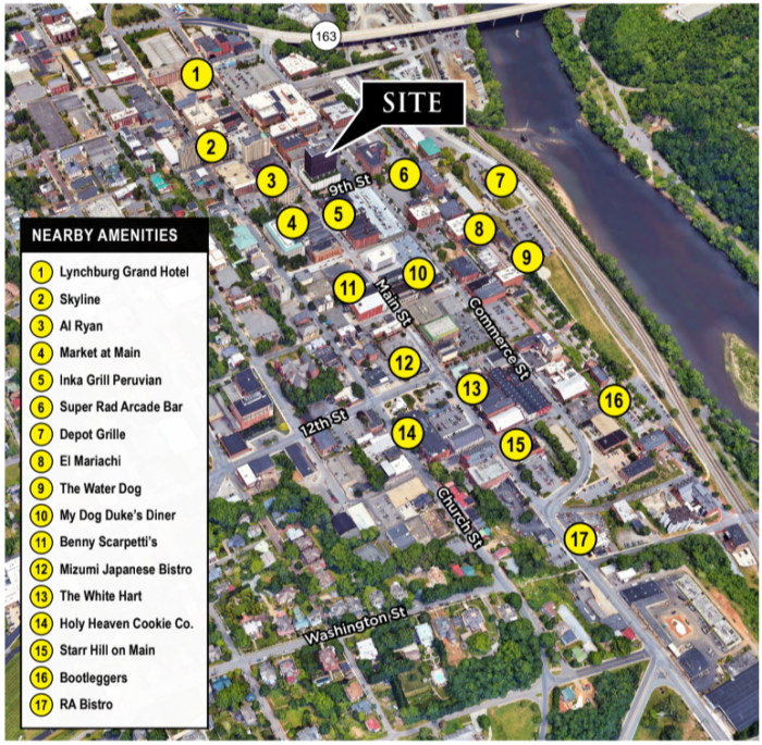 828 Main Street, Lynchburg, Virginia, ,Retail,For Lease,828 Main Street,1222